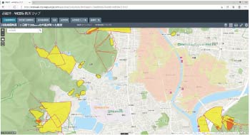 WEB版防災ハザードマップイメージ図