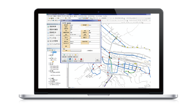 道路施設修繕計画策定システムイメージ